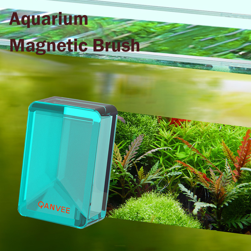 Planted Aquarium Algae - Qanvee cepillo magnético para acuario, herramientas