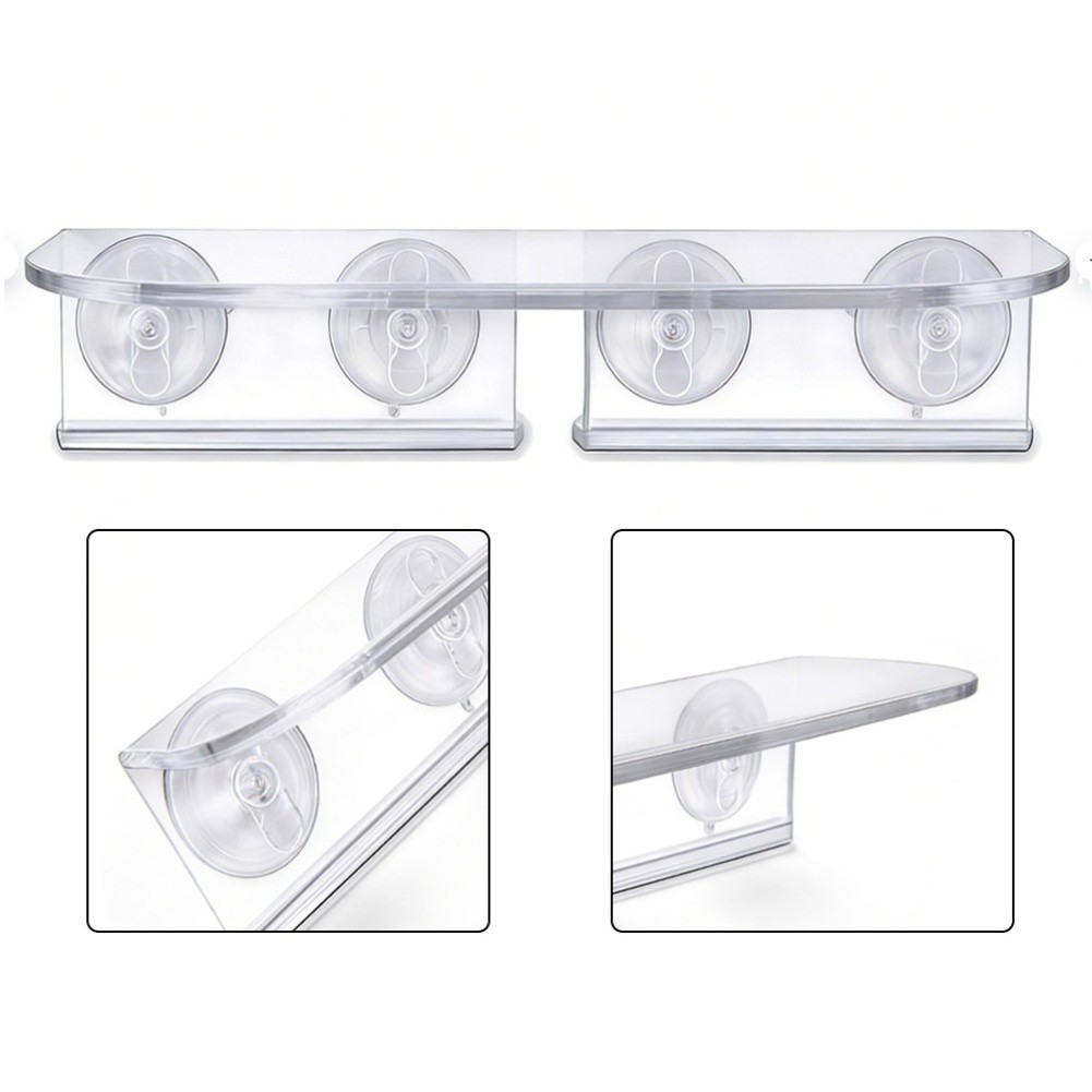 Planted Aquarium Photos - Estante transparente con ventosa para plantas,