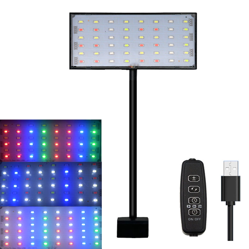 Aquarium Planted Tank Fertilizer - Lámpara LED de espectro completo para