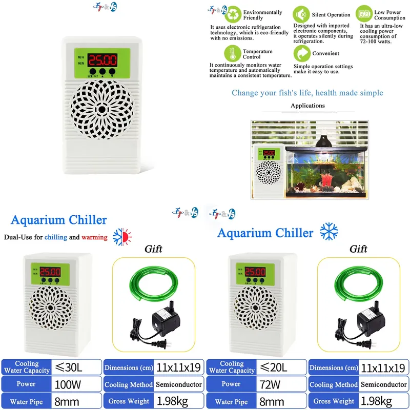 Planted Aquarium Water Temperature - Sistema de Enfriamiento para Acuario, Tanque