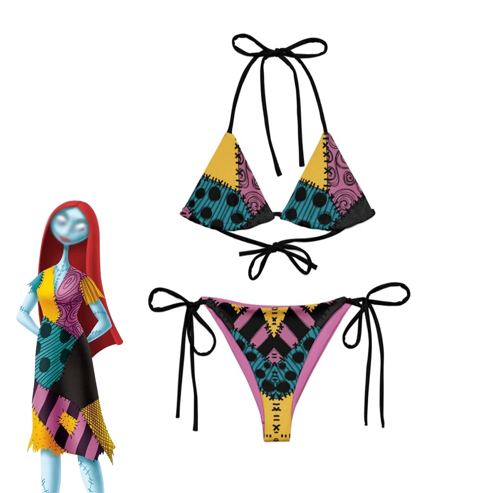 Aquarium Zombie - Nightmare-Conjunto de Bikini de Sally para