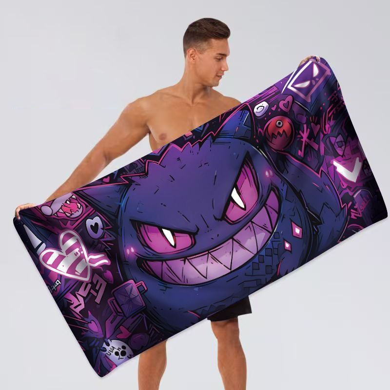 Aquarium Zombie - Potdemiel Toalla de playa Pokémon Gengar,
