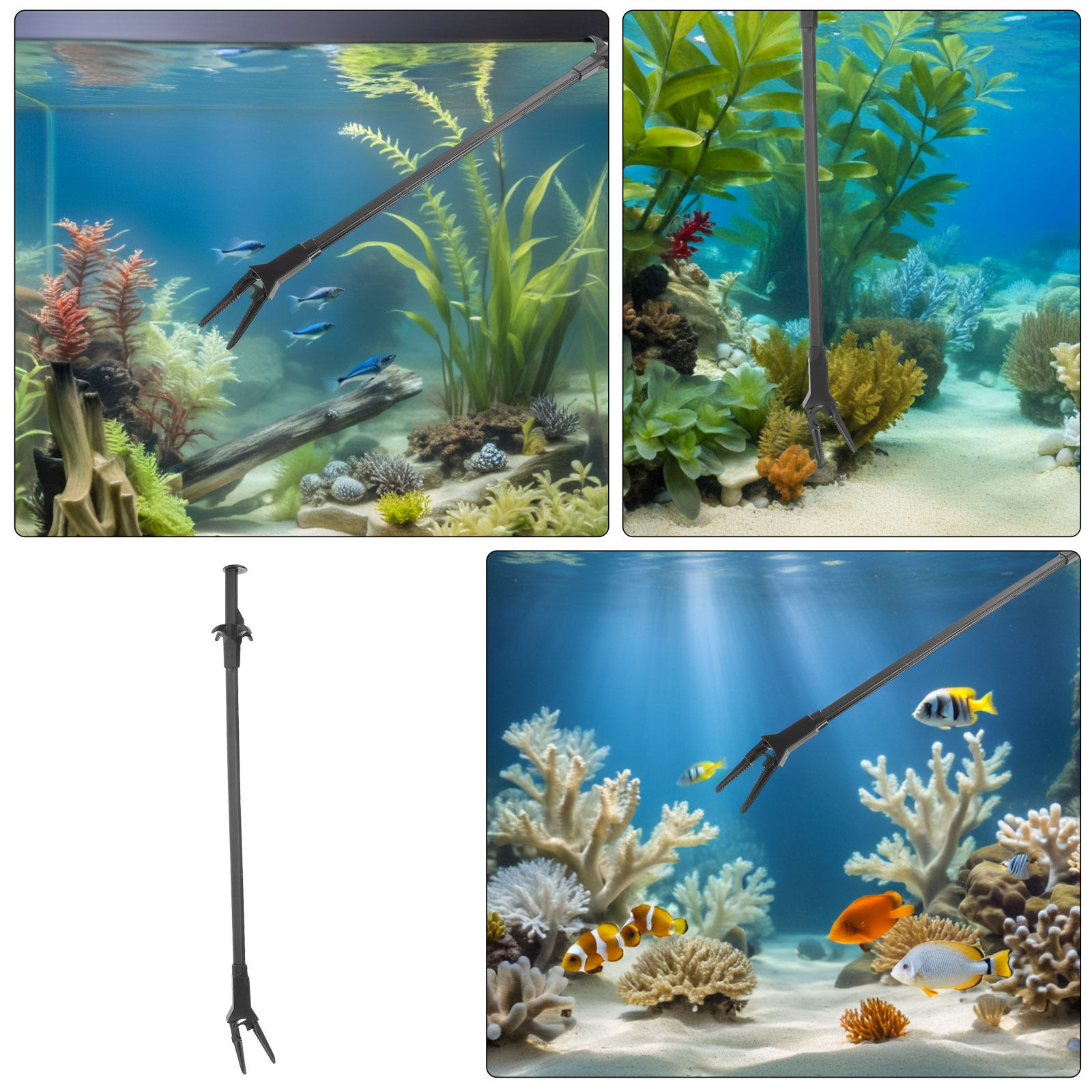 Pinzas largas para acuario, pi - Planted Aquarium Tips reseña y precio