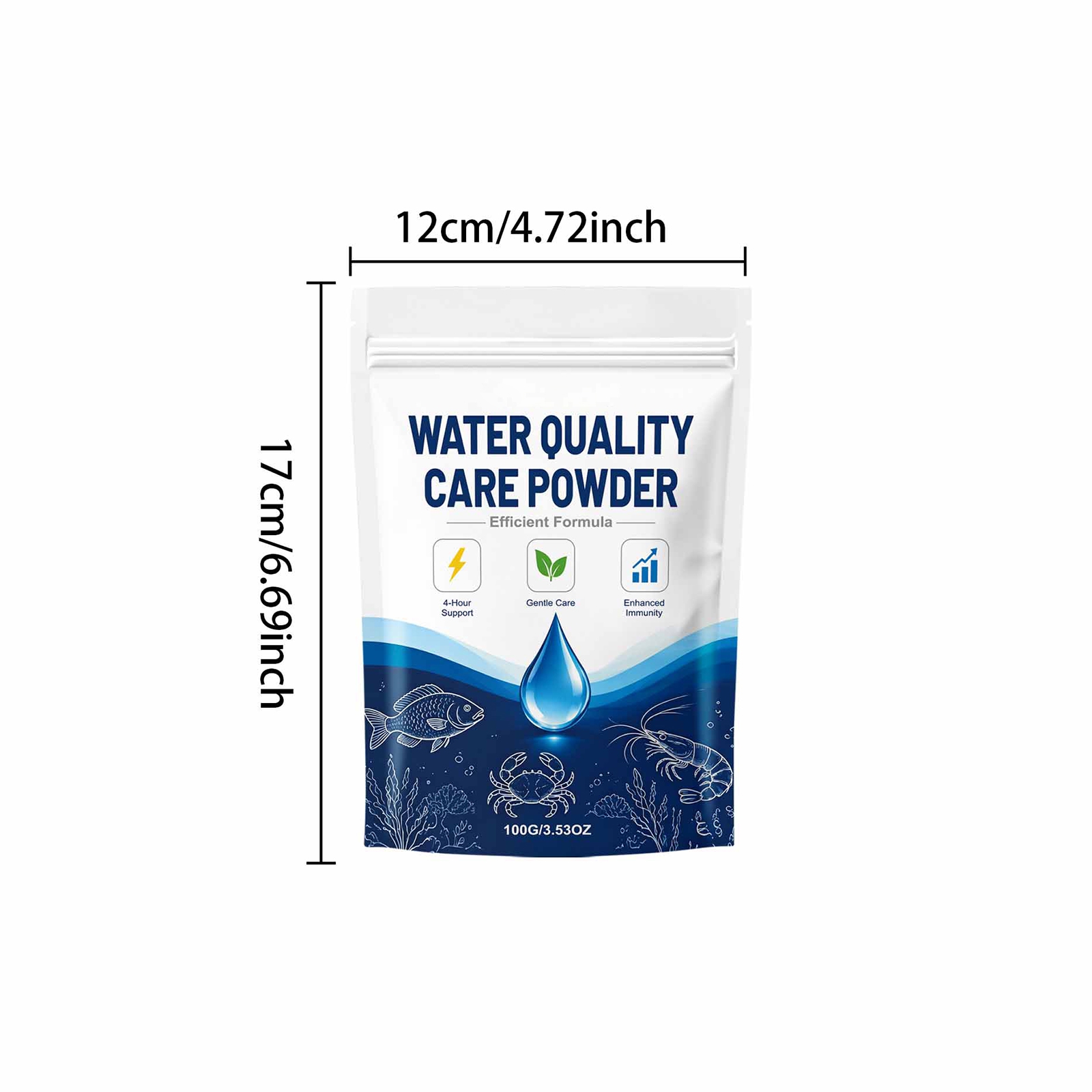 1/2/3/5PCS Polvo Clarificador  - Aquarium Planted Tank Fertilizer reseña y precio