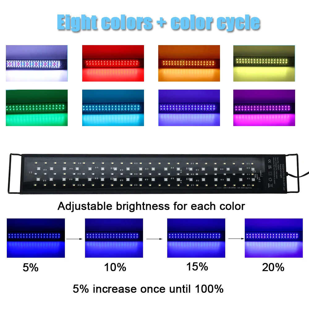 Iluminación LED de espectro co - Aquarium Planted Tank Fertilizer reseña y precio