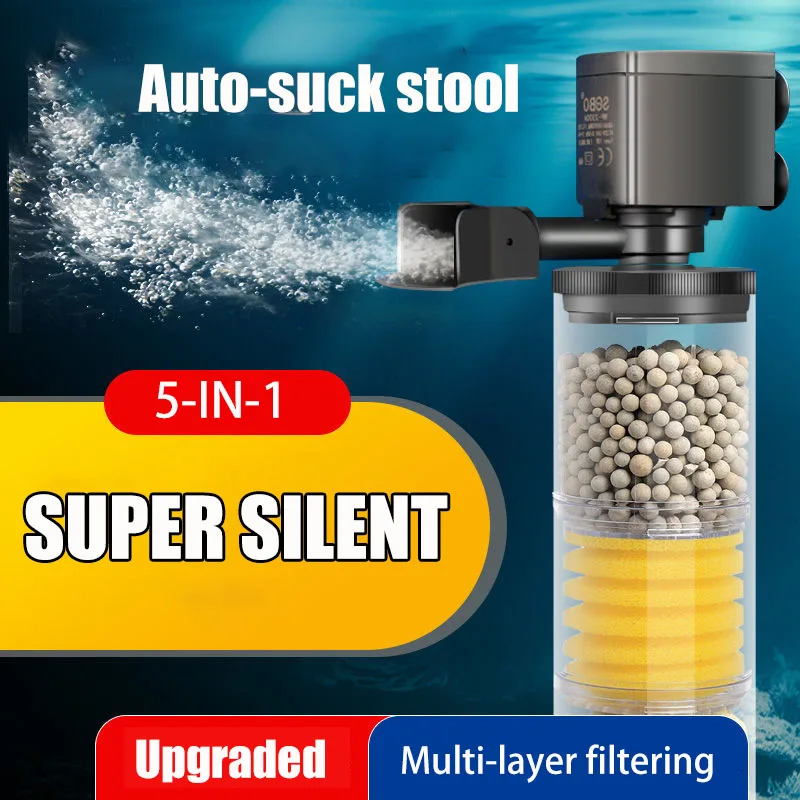 Filtro silencioso de 220V y 50 - Aquarium Planted Filter reseña y precio