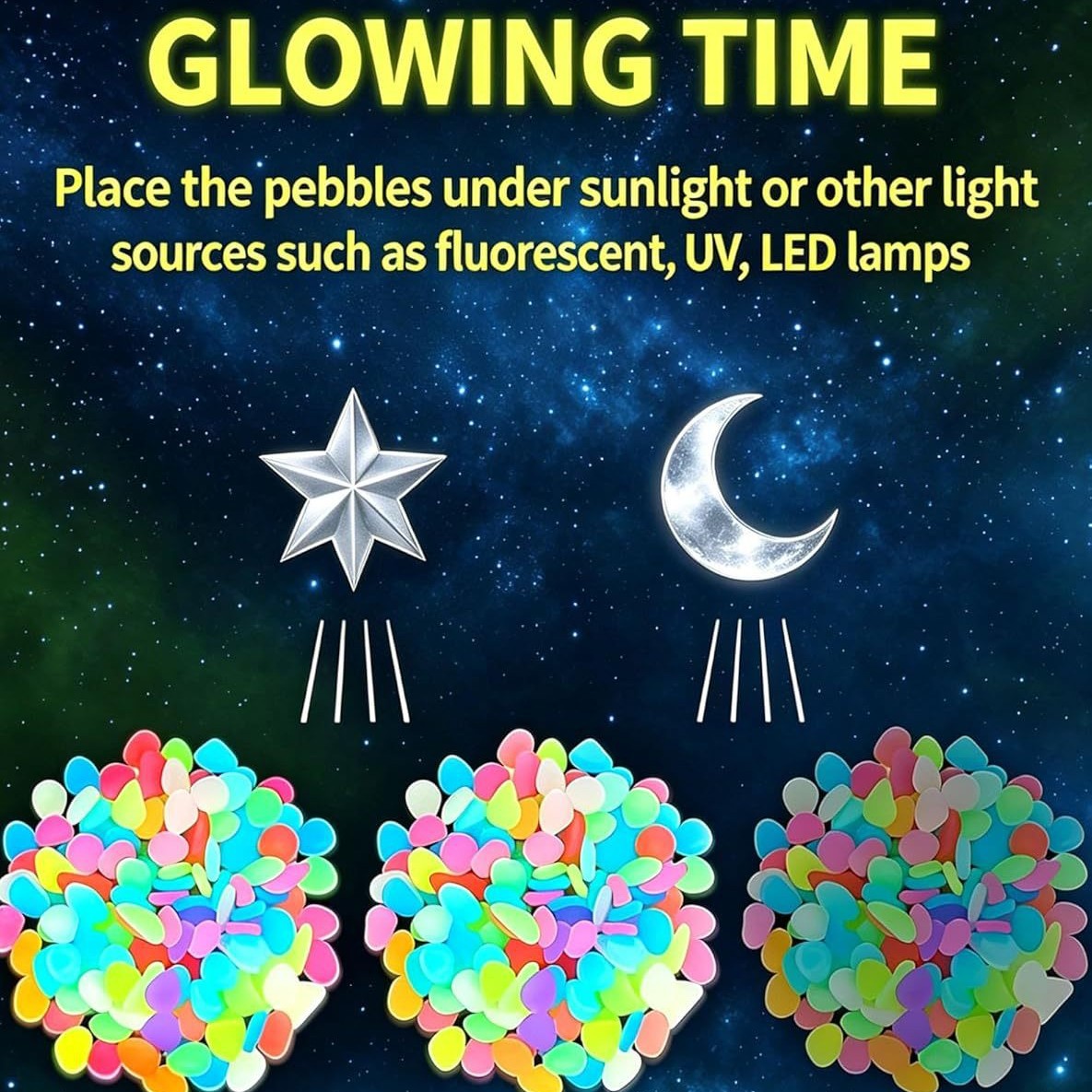 Piedras luminosas coloridas qu - Aquarium For Planted Tank reseña y precio