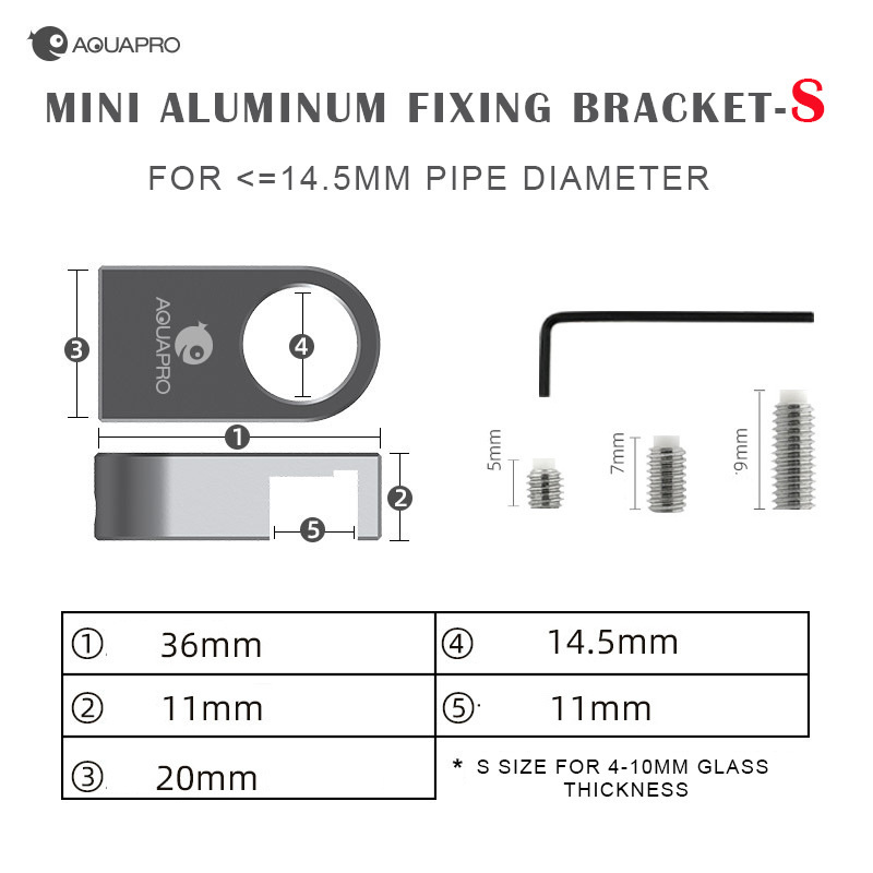 Mini soporte de aleación de al - Aquarium Planted Filter reseña y precio