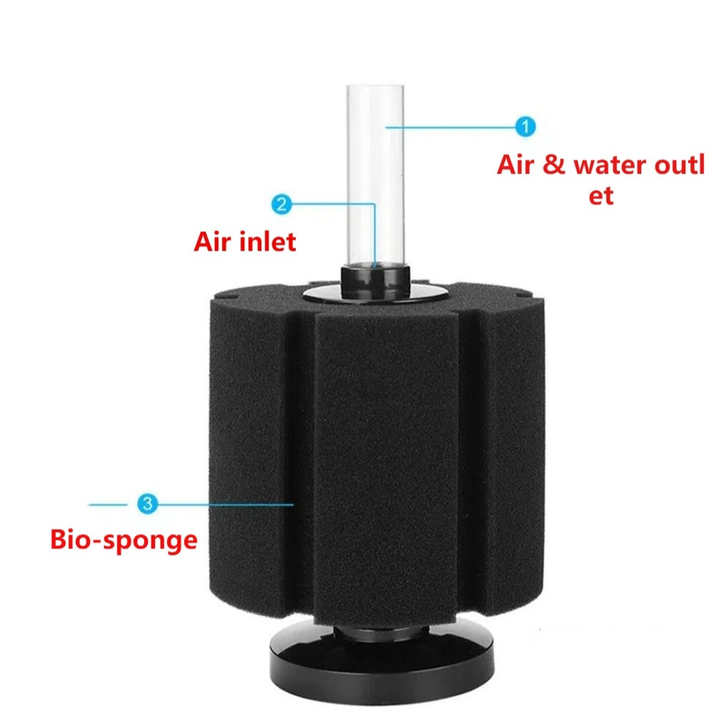 Esponja de filtro para acuario - Aquarium Planted Filter reseña y precio