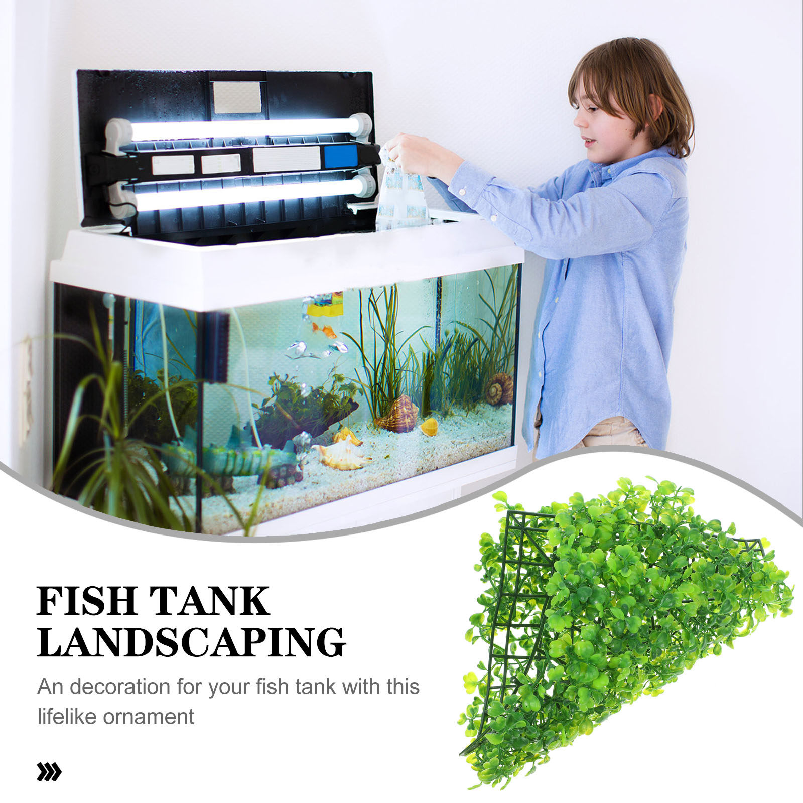 Hierba Artificial para Acuario - Aquarium For Planted Tank reseña y precio